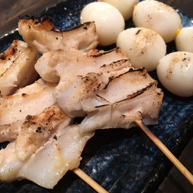 う玉とナンコツ(鶏天)