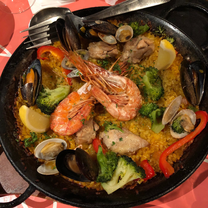 パエリア(スペインバル Nomi Deli)