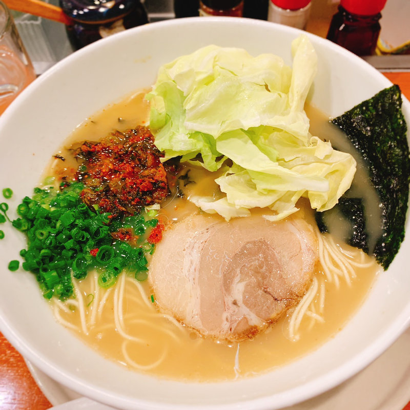 高菜ラーメン(ぶたの旨味らーめん とんくる)