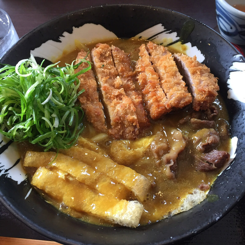 カツカレーうどん(手打ちうどん 団平)