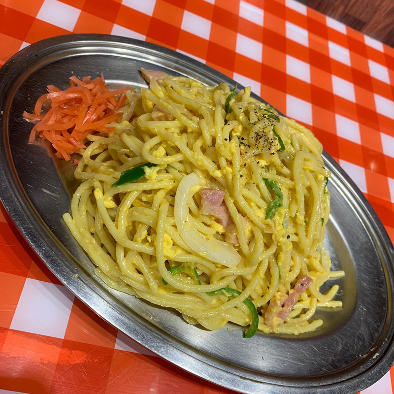 白ナポリタン(スパゲッティーのパンチョ 新宿店)
