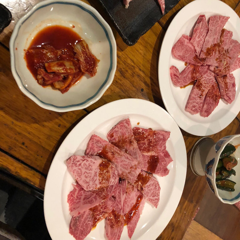 牛カルビ(焼肉 多牛 竹下本店)