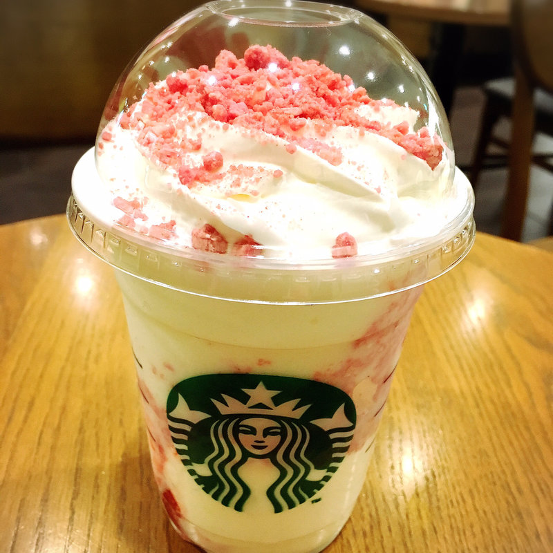 ストロベリーベリーマッチフラペチーノホワイト(スターバックスコーヒー ルミネ立川店)