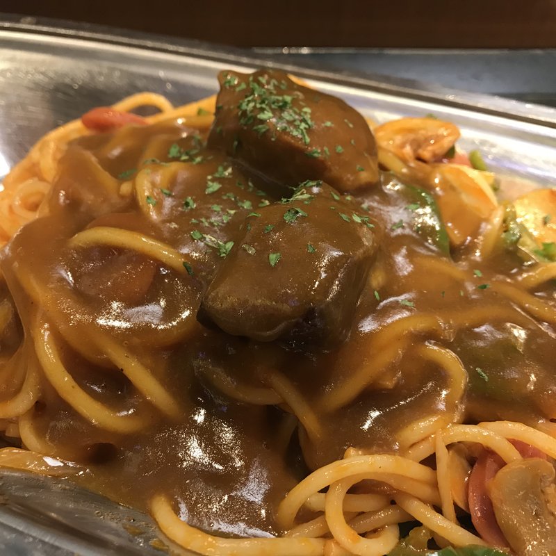 期間限定カレーナポリタン(ナポリの殿堂 池袋店)