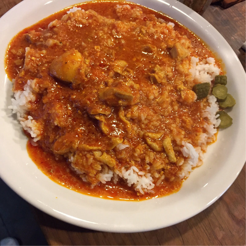 チキンカレー（大盛）(わすれな草 （ワスレナグサ）)
