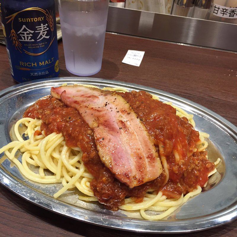 ミートソース 厚切りベーコン(スパゲッティーのパンチョ プレナ幕張店)