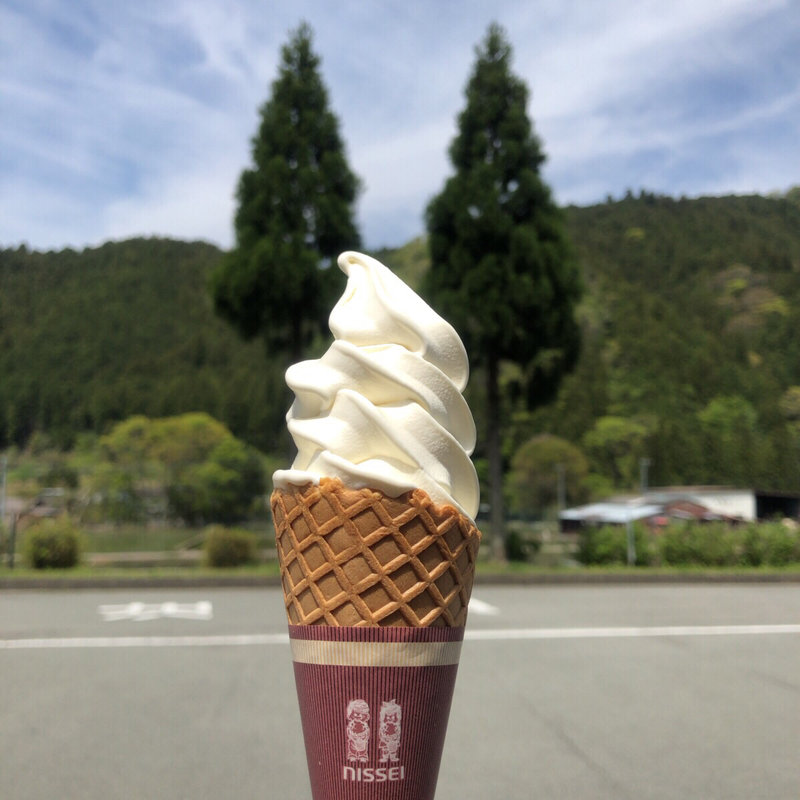 ソフトクリーム(北海道ミルク)(道の駅　美杉 )