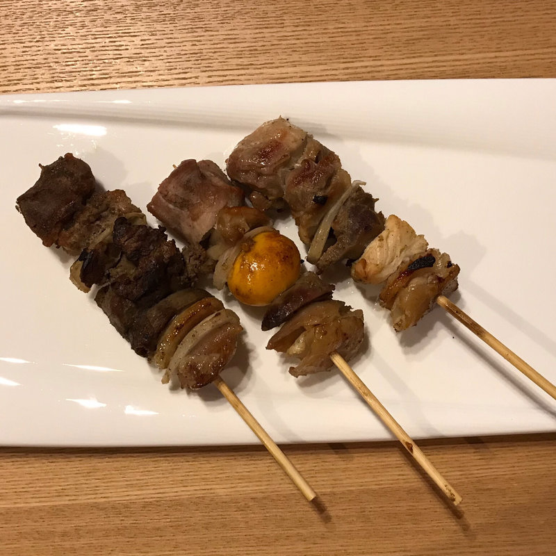 もつ串(焼とり 福よし 美唄本店)