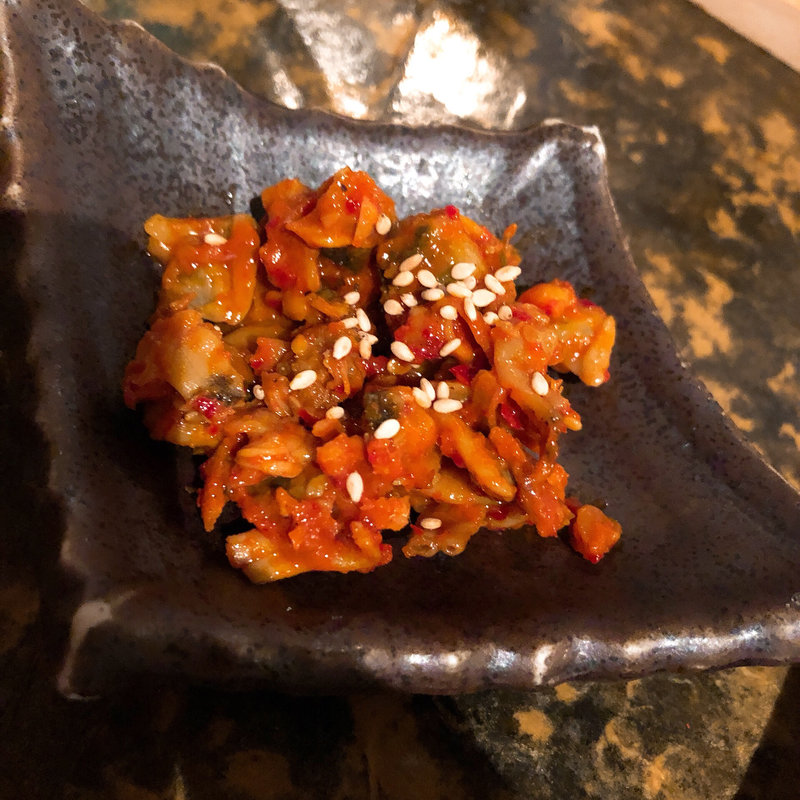 あさりのチャンヂャ(馬刺しバル かたなし一心)