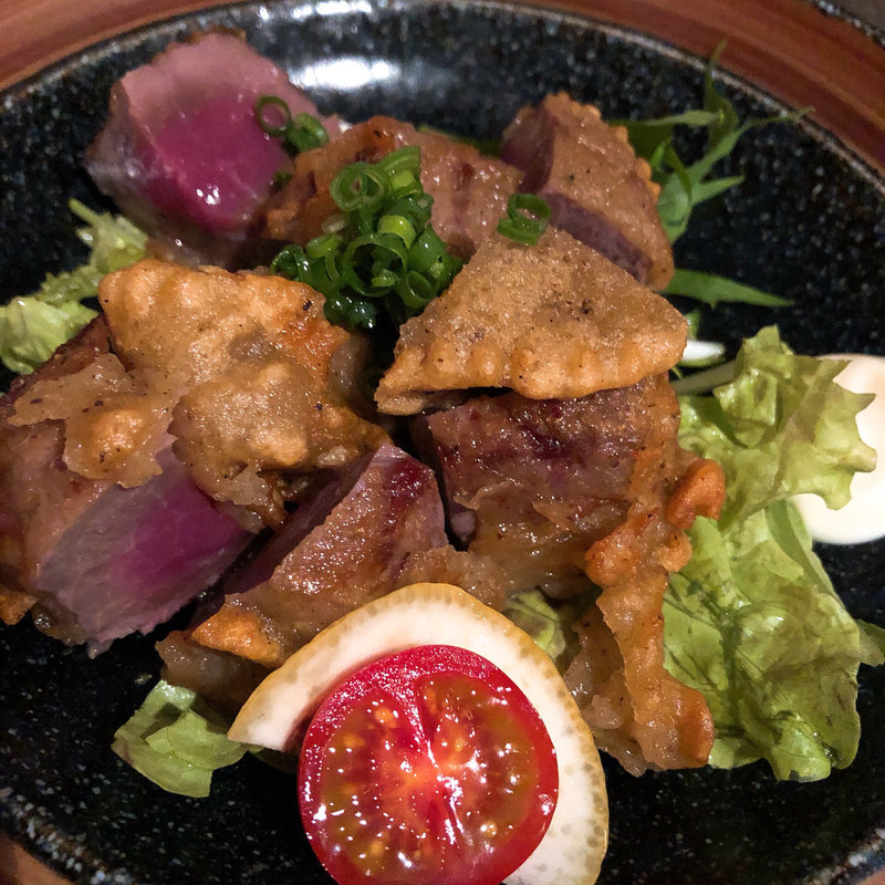 馬肉の唐揚げ(馬刺しバル かたなし一心)