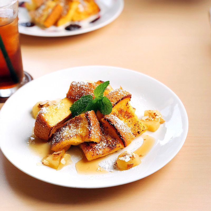 フレンチトースト シナモンアップル(オレンジサンセット )