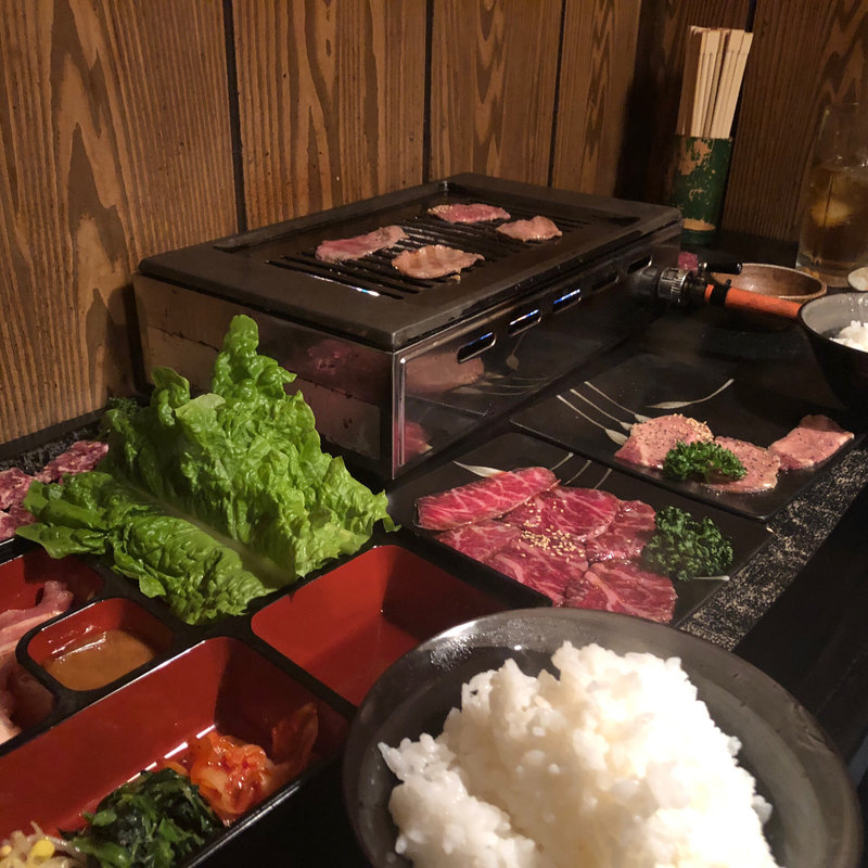 焼肉定食(武蔵新城焼肉牛庵)