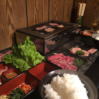焼肉定食(武蔵新城焼肉牛庵)