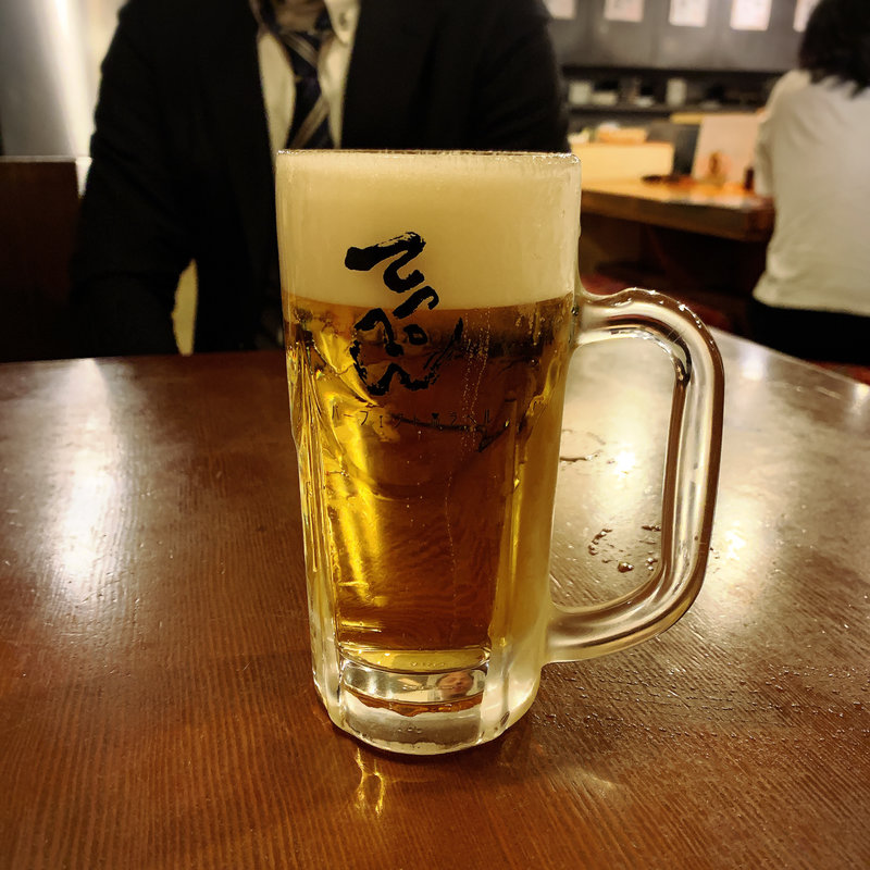 サッポロ黒ラベル生ビール(てっぺん大和家)