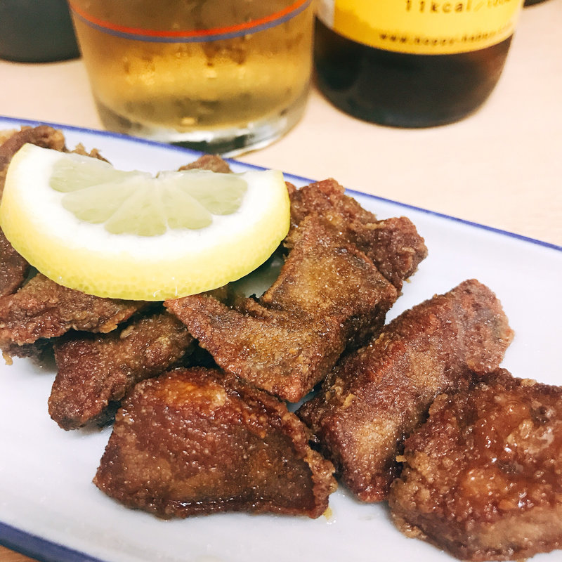 レバーの唐揚げカレー風味(京屋 本店)