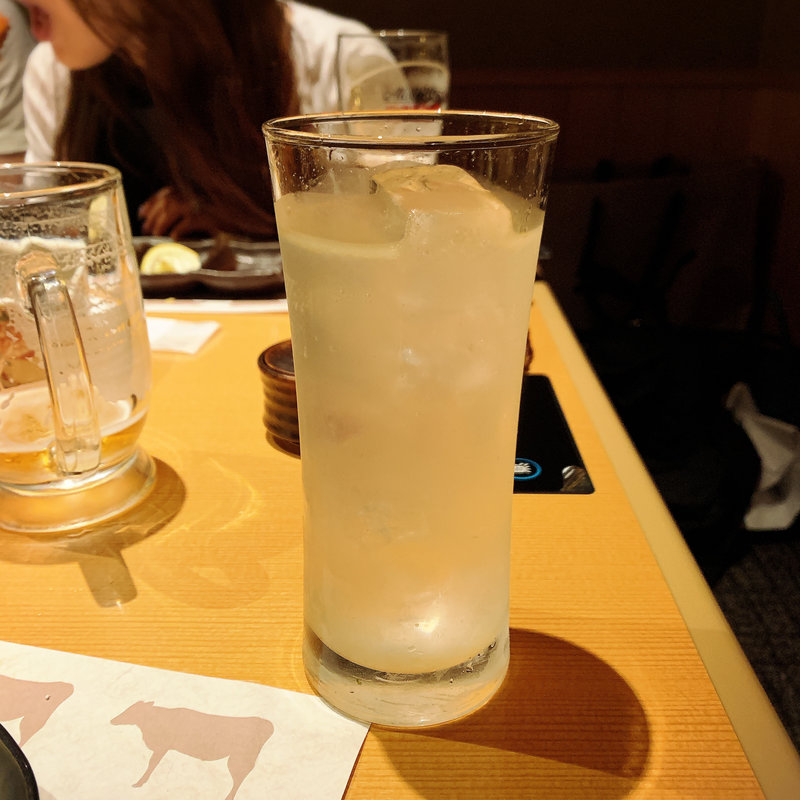 レモンサワー(黒毛和牛焼肉 薩摩 牛の蔵 広尾本店)