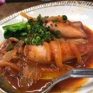 ヤリイカのトマト煮(三福)