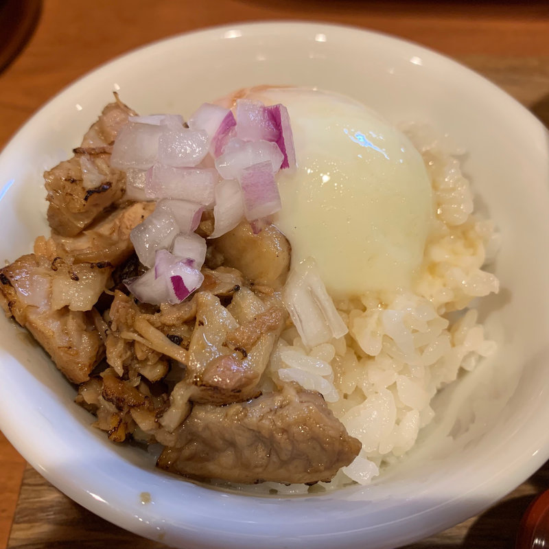 ちょこっと肉玉ごはん(ひよこプリン)