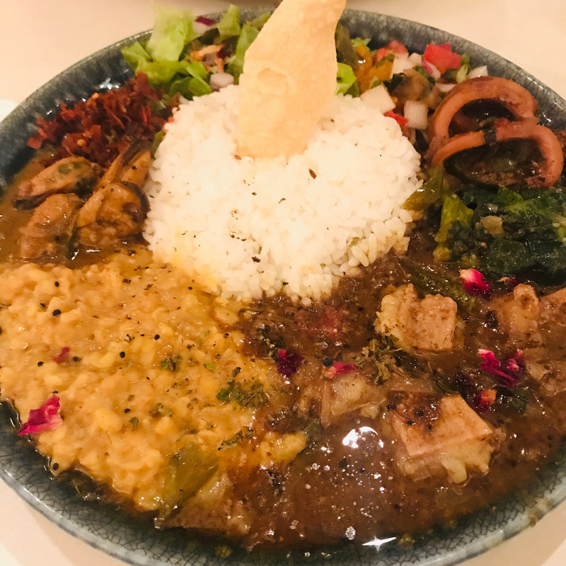 夜のおまかせnidomiカレー『混盛』(よそみ シーズン2)