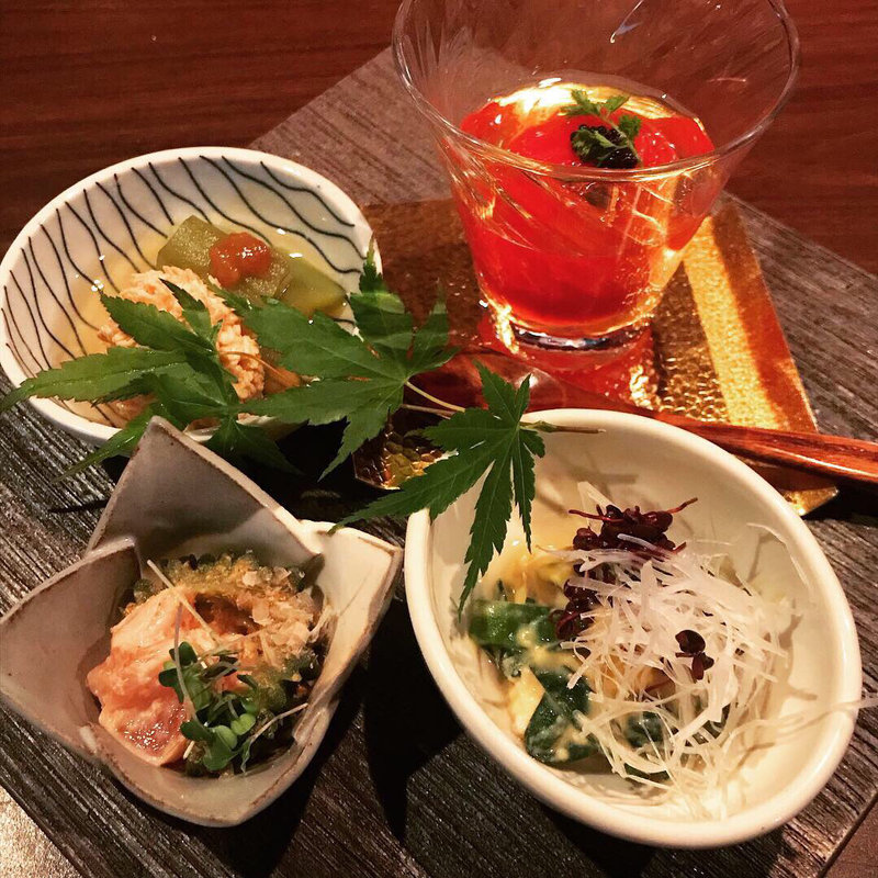 前菜盛り合わせ(酒菜おお木)