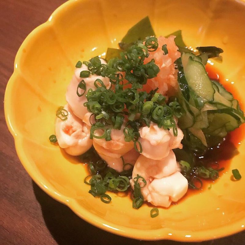 白子ポン酢(酒菜おお木)