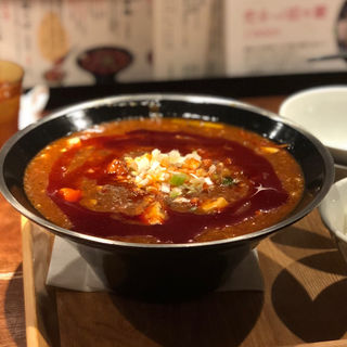 全トロ麻婆麺 +辛3(新潟三宝亭 東京ラボ中目黒店)