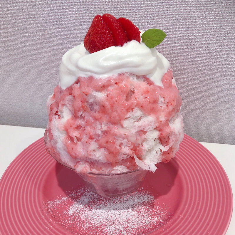 いちごみるく(姫路官兵衛堂 かき氷)