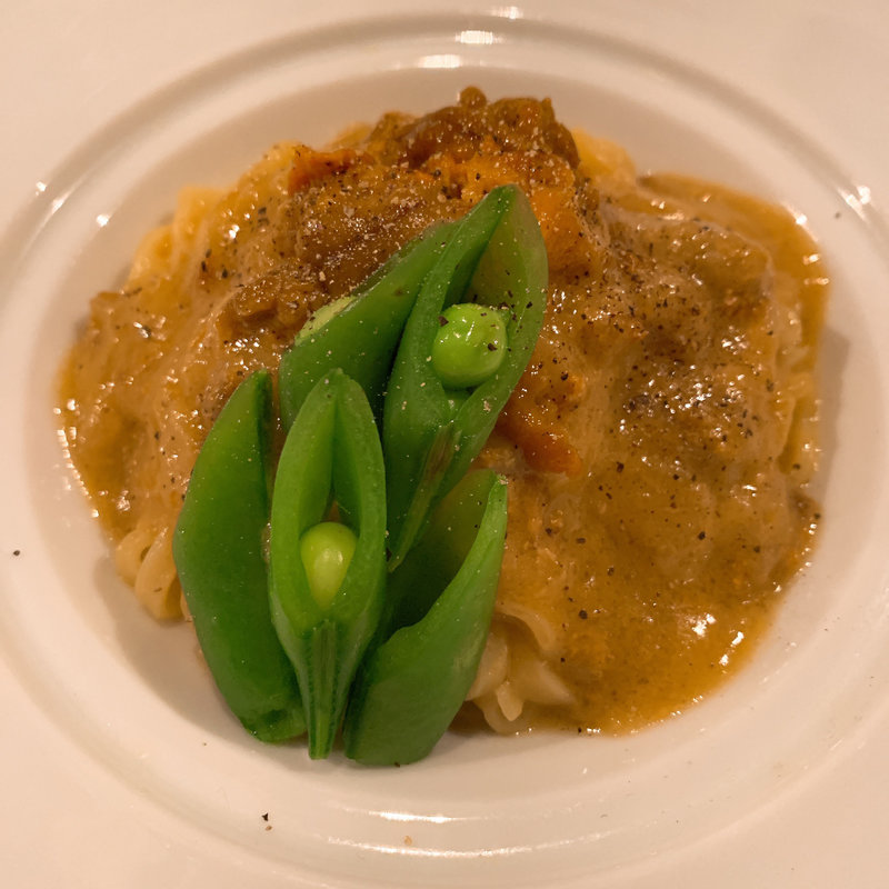 雲丹の手打ちパスタ(コノ花まひろ )