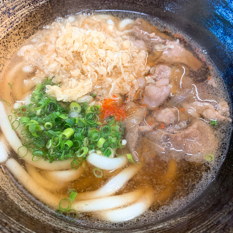 肉うどん(めん処 三喜)