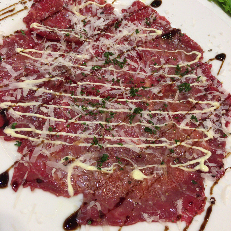 牛カルパッチョ(塊肉＆クラフトビール BLOCKS)