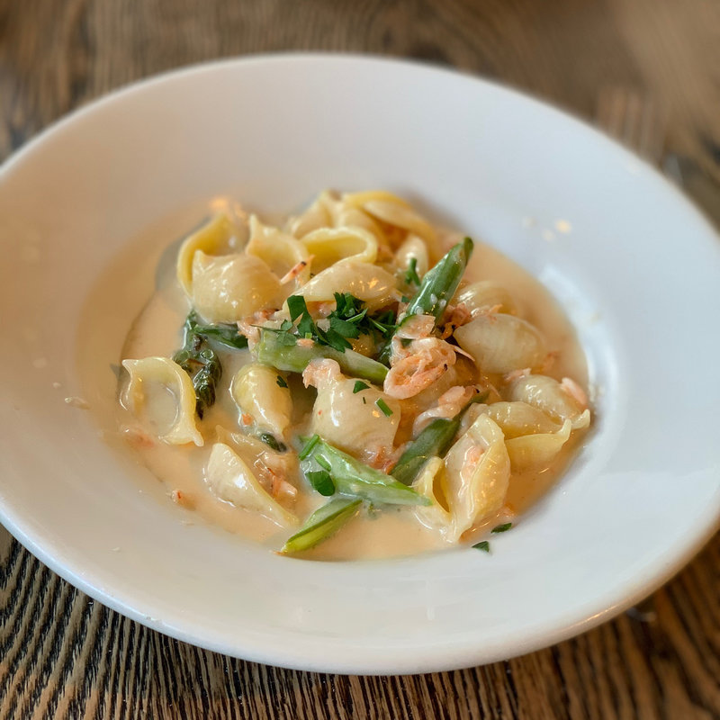 パスタ 桜えびとアスパラの軽いクリームソース(マザーズ 吉祥寺店（MOTHERS）)