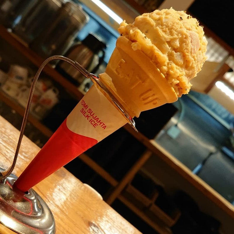 ポテサラコーン(うどん居酒屋 江戸堀)