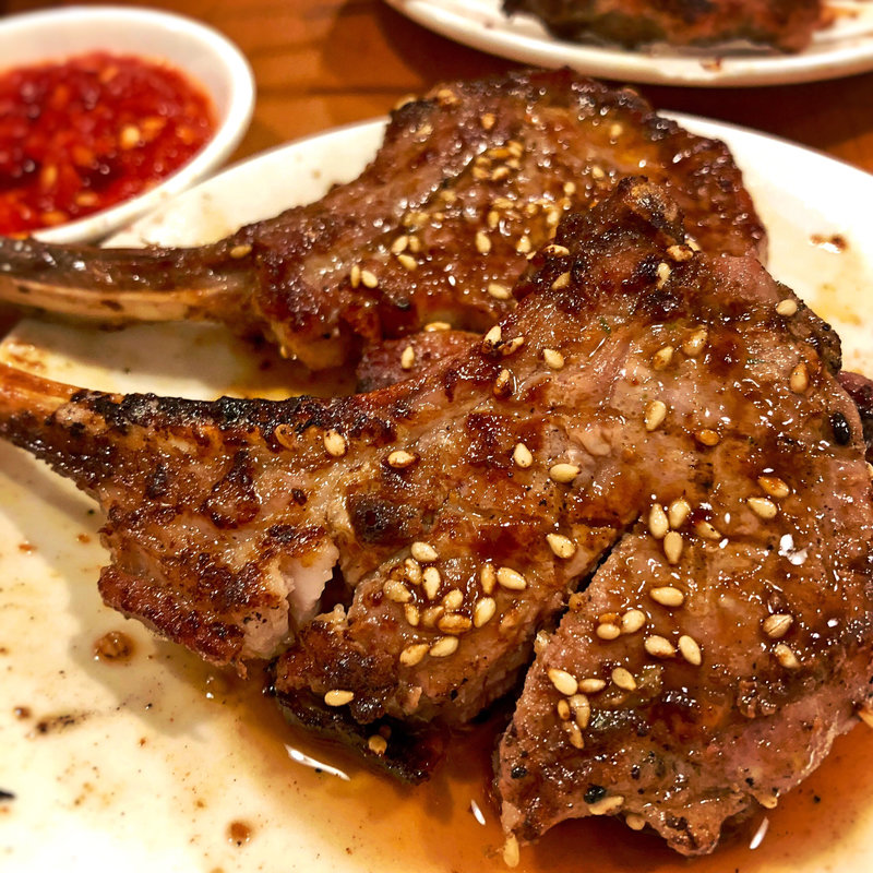 ラムフレンチチョップ(羊香味坊)