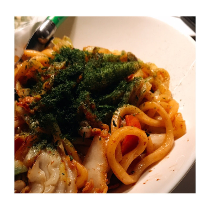 まかない焼うどん(田園調布シークレットパスタ会)