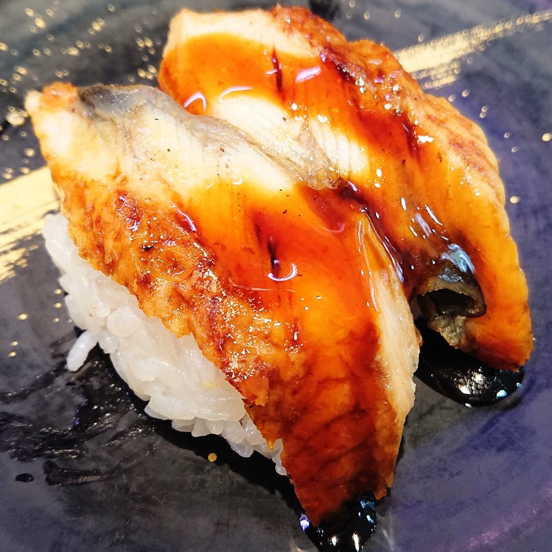 煮穴子(回転寿司 大江戸 川崎店)