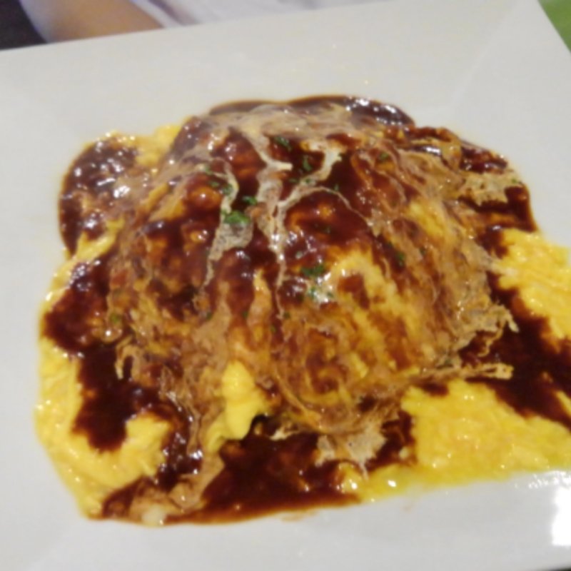 オムライスデミグラスソース(ラグー)