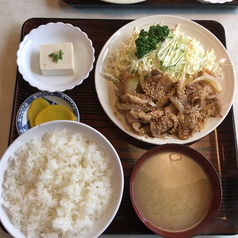生姜焼き定食(むつみ食堂 )