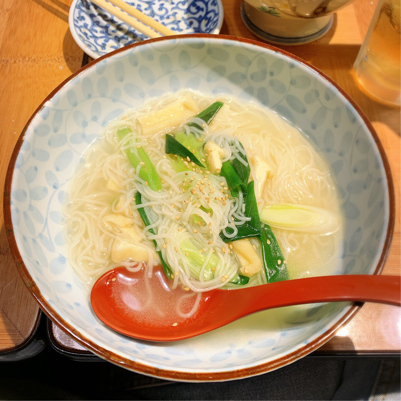 九条葱入りにゅう麺(ここら屋 中目黒店 )