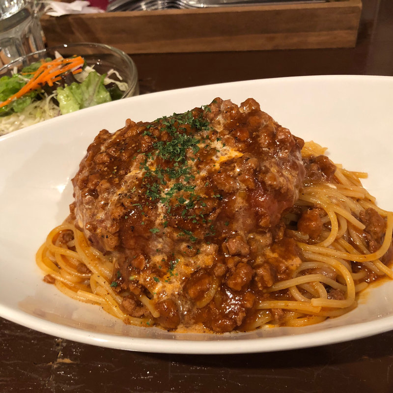 ハンバーグ ミートソース(キッチン＆バル　ごとう)