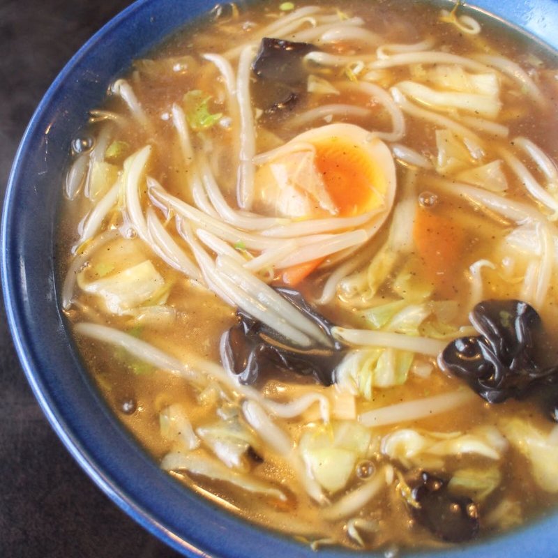 とろとろ野菜らーめん/醤油(らーめん加茂川 （かもがわ）)
