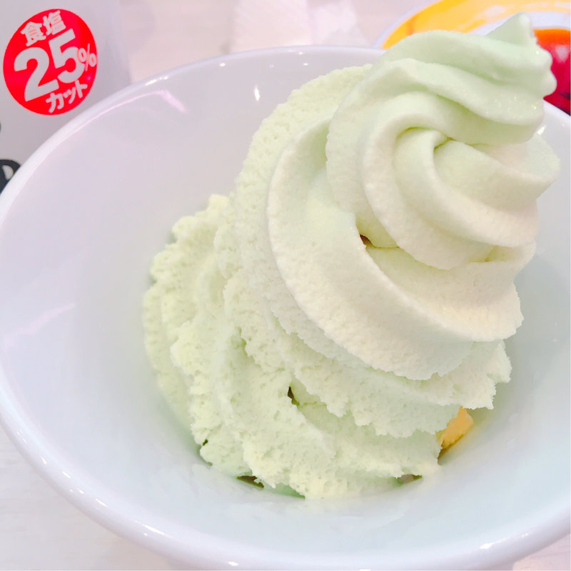 ソフトアイス(甘熟メロン)(元気寿司 東武店)