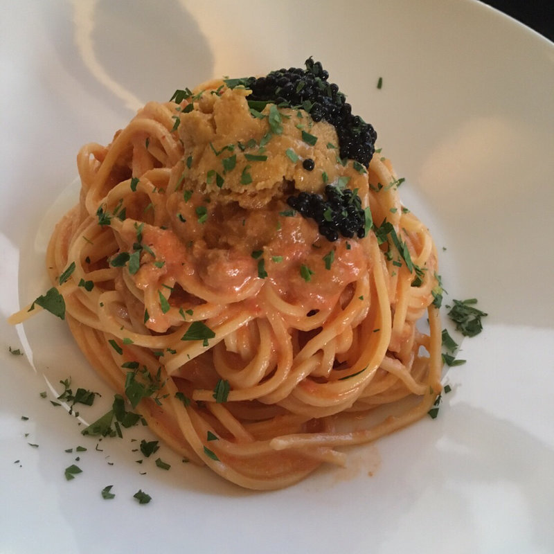 うにのパスタ(表参道ヒルズ イタリアン)