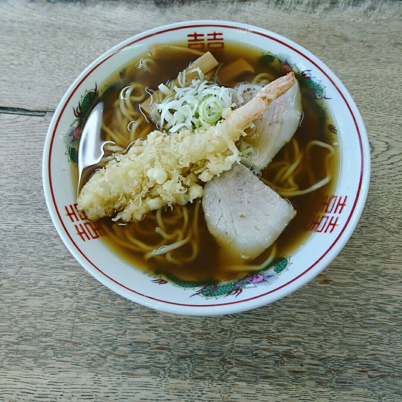 えび天ラーメン(原食堂)