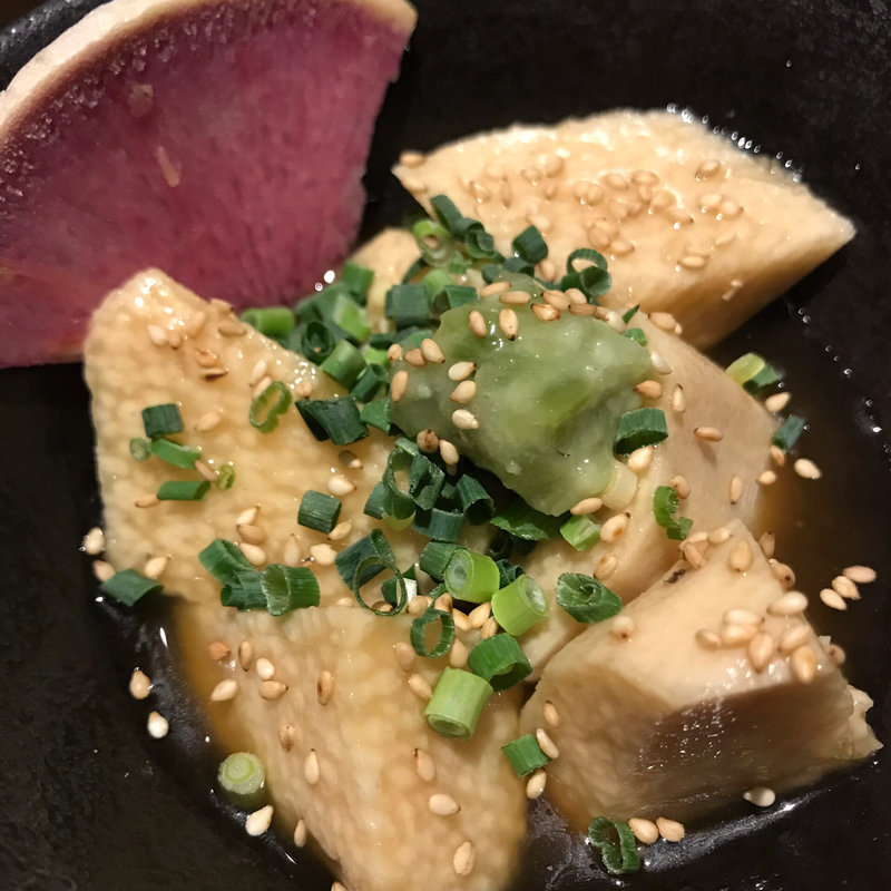 山芋のわさび漬け(ちんぷんかんぷん 博多店)