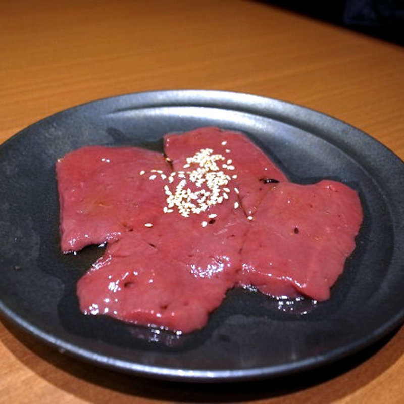 極上レバー焼き(焼肉ホルモン 山水縁 虎ノ門本店)