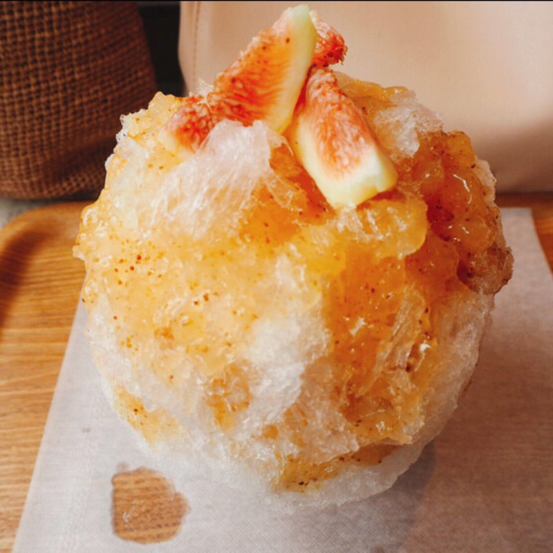 いちじくのかき氷(はいむる珈琲店 )