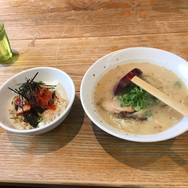 豚丼セット(熊本ラーメンひごっこ 宇野辺本店)