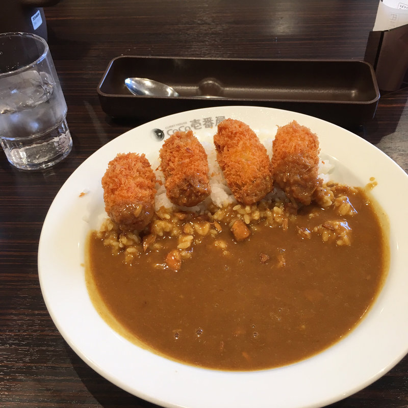 カキフライカレー(カレーハウス CoCo壱番屋 茨木インター店)