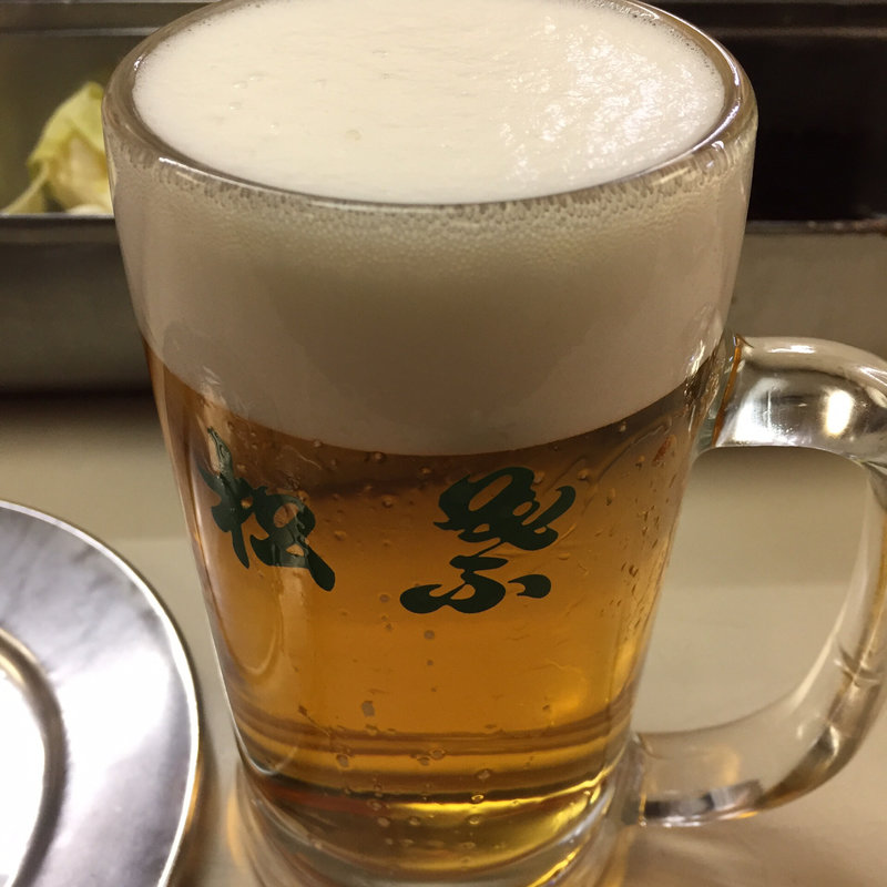 生ビール(串かつ専門店 松葉 総本店)