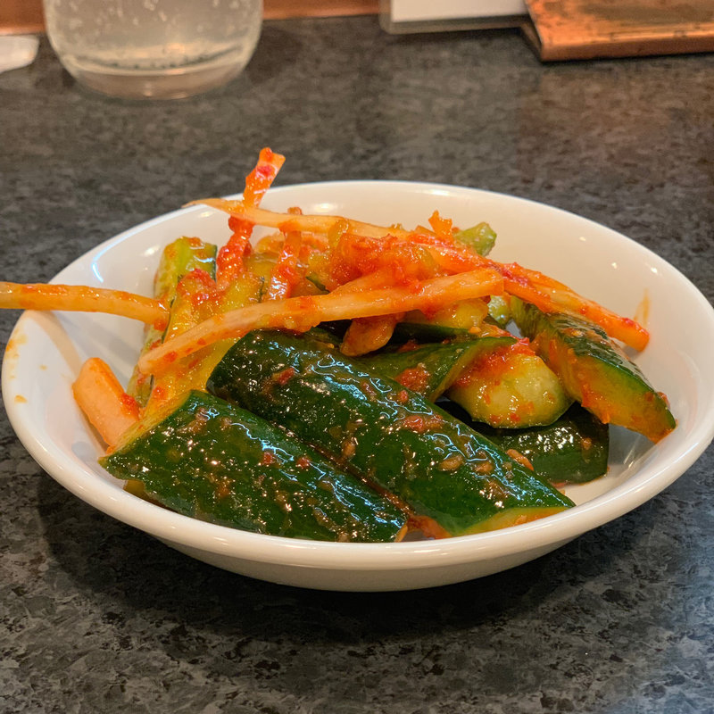 キュウリ(餃子の店 您好(ニーハオ))